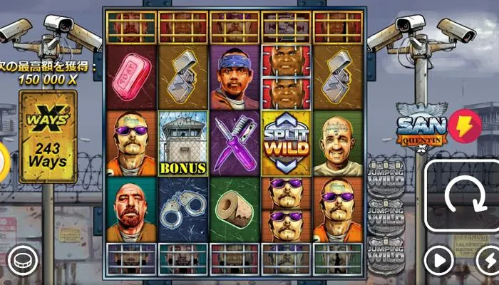 テッドベットスロット「San Quentin（サンクエンティン）」